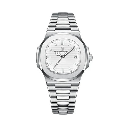 Klassiek waterdicht herenhorloge – wit