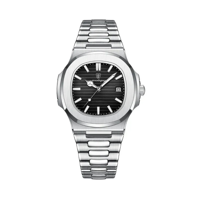 Klassiek waterdicht herenhorloge – zwart